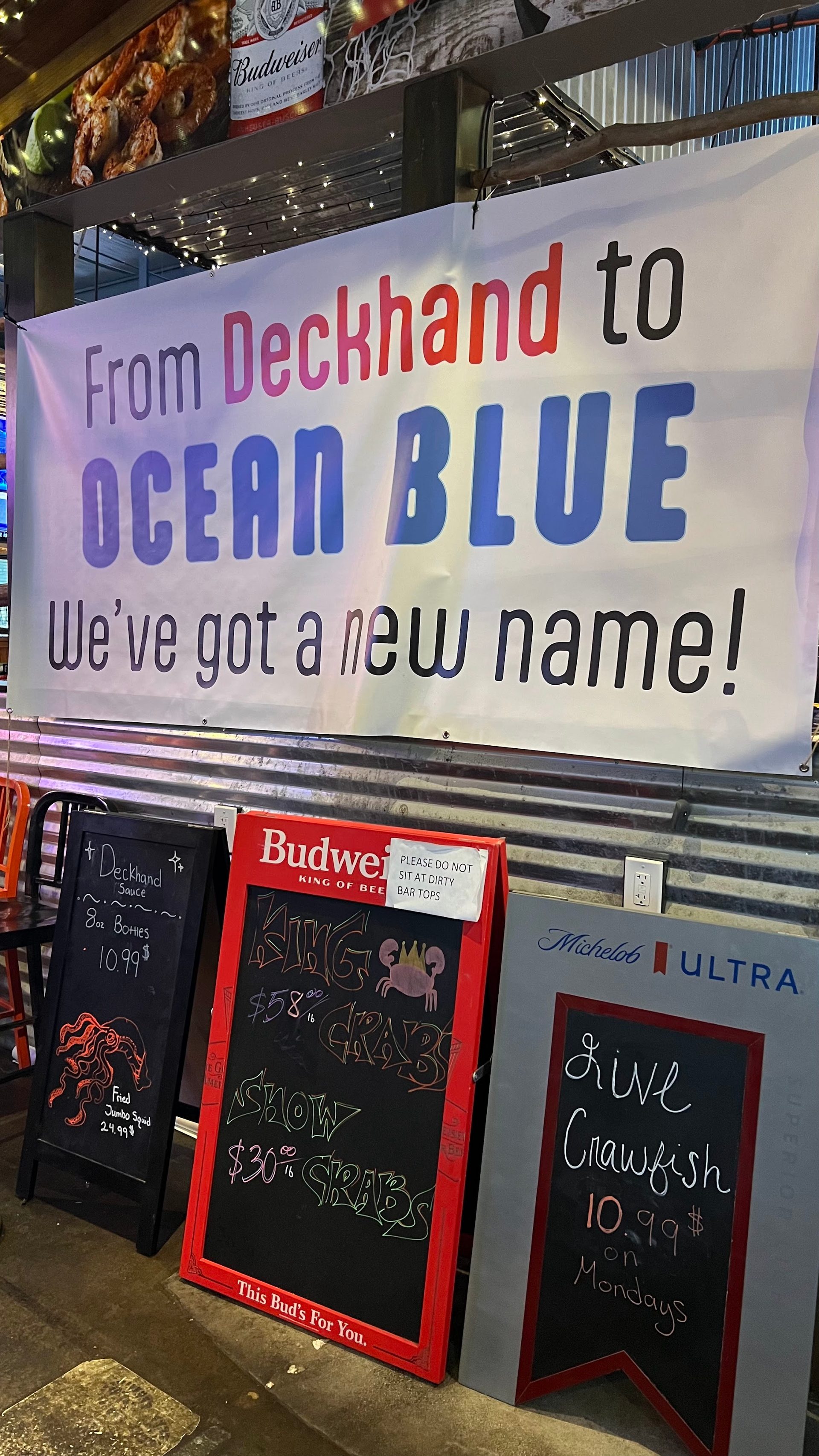 From Deckhand to Ocean Blue