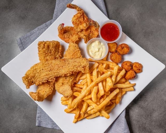 Ocean Blue Combo Platter.