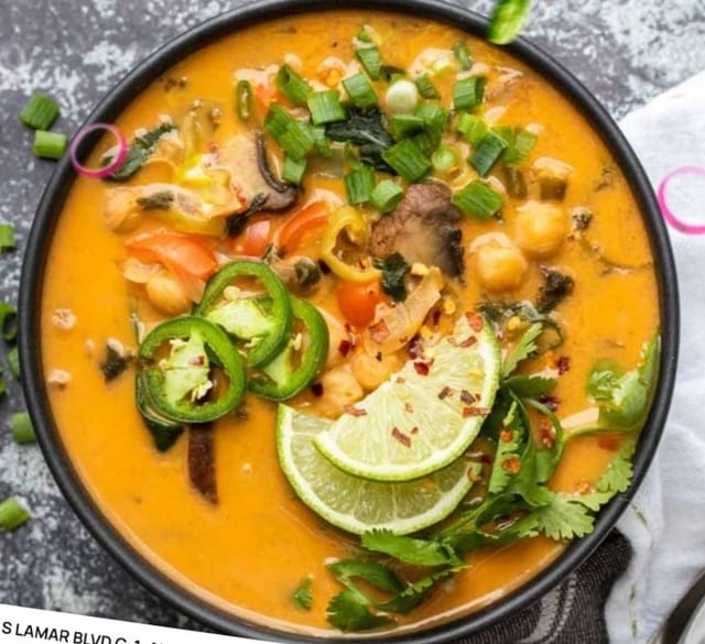 Yellow Curry Soup.
