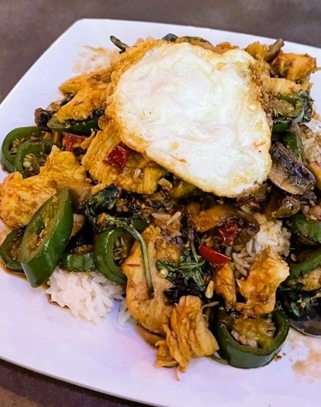 Spicy Stir-Fry & Basil.