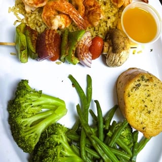Dozen Shrimp and Veggies Kabob