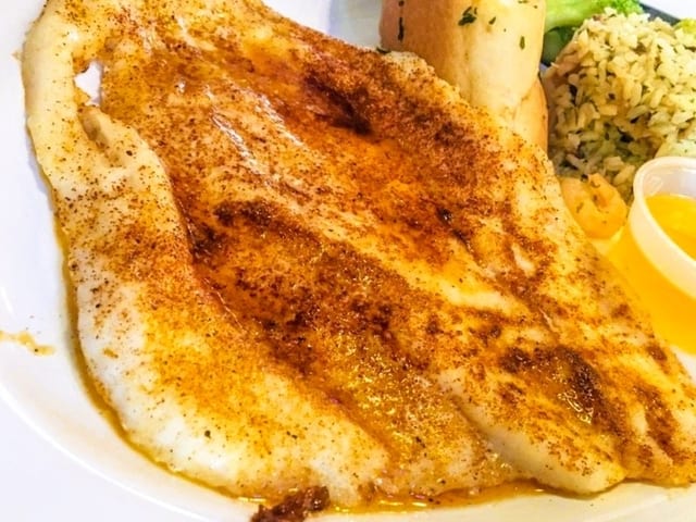 Broiled Filet Catfish.