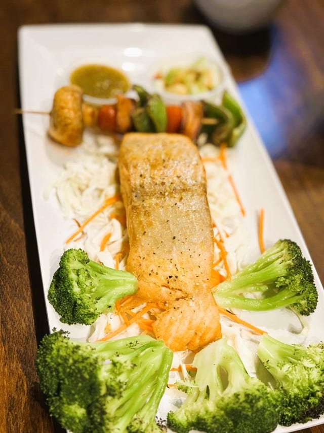 Zach's Seared Salmon.