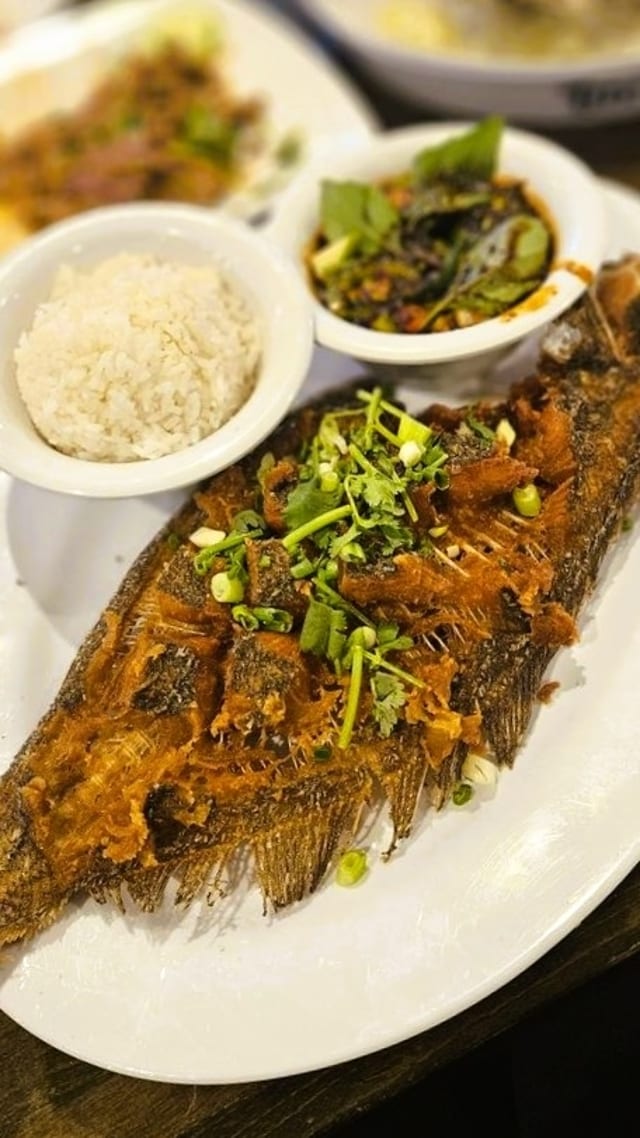 Thai Whole Flounder.