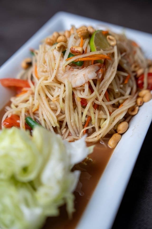 Papaya Seafood Salad (Som-Tum).