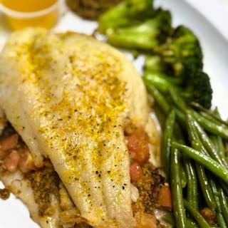Longhorn Stuffed Catfish