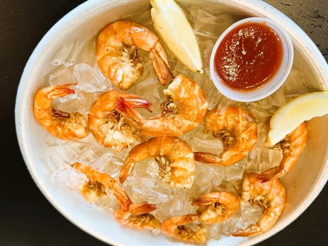 1/2 DZ Shrimp in the Shell Cold.