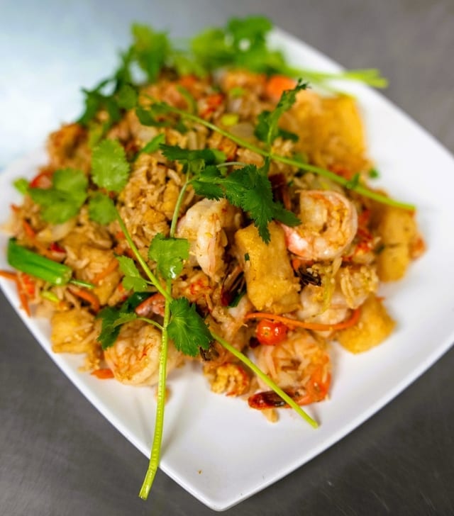 Ocean Blue Fried Rice.