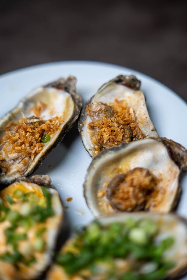 Ocean Blue Oysters.